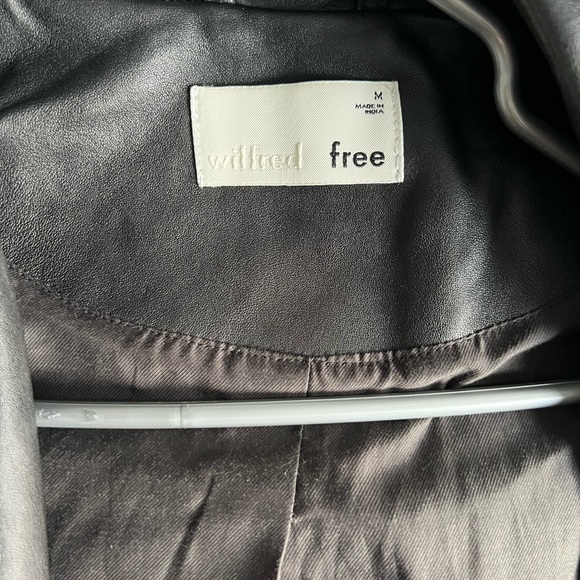 Aritzia Wilfred genuine leather jacket - Picture 4 of 6